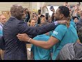 Michael Jordan Pulls Up On Dwyane Wade At NBA All Star 2019 
