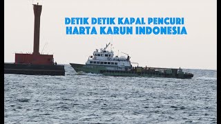 Kapal Pengeruk harta Karun di laut Indonesia