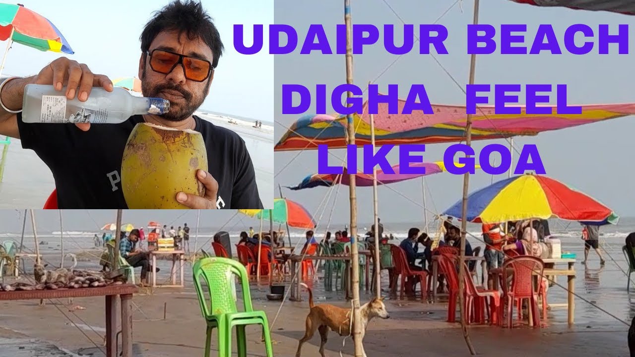 UDAIPUR  BEACH DIGHA YOU CAN  FEEL LIKE A GOA . COME AND  RELAX  HERE  AND  ENJOY A LOT ..