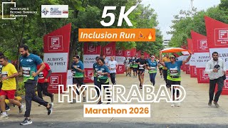 NMDC Hyderabad Marathon 5K | Run for Inclusion🏃‍♂️🔥#inclusión #pwd #marathon #running #2026 #runners
