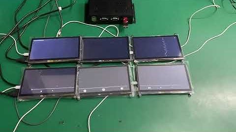 Mekotronics D58 RK3588 6 HDMI output video wall and vertical displays