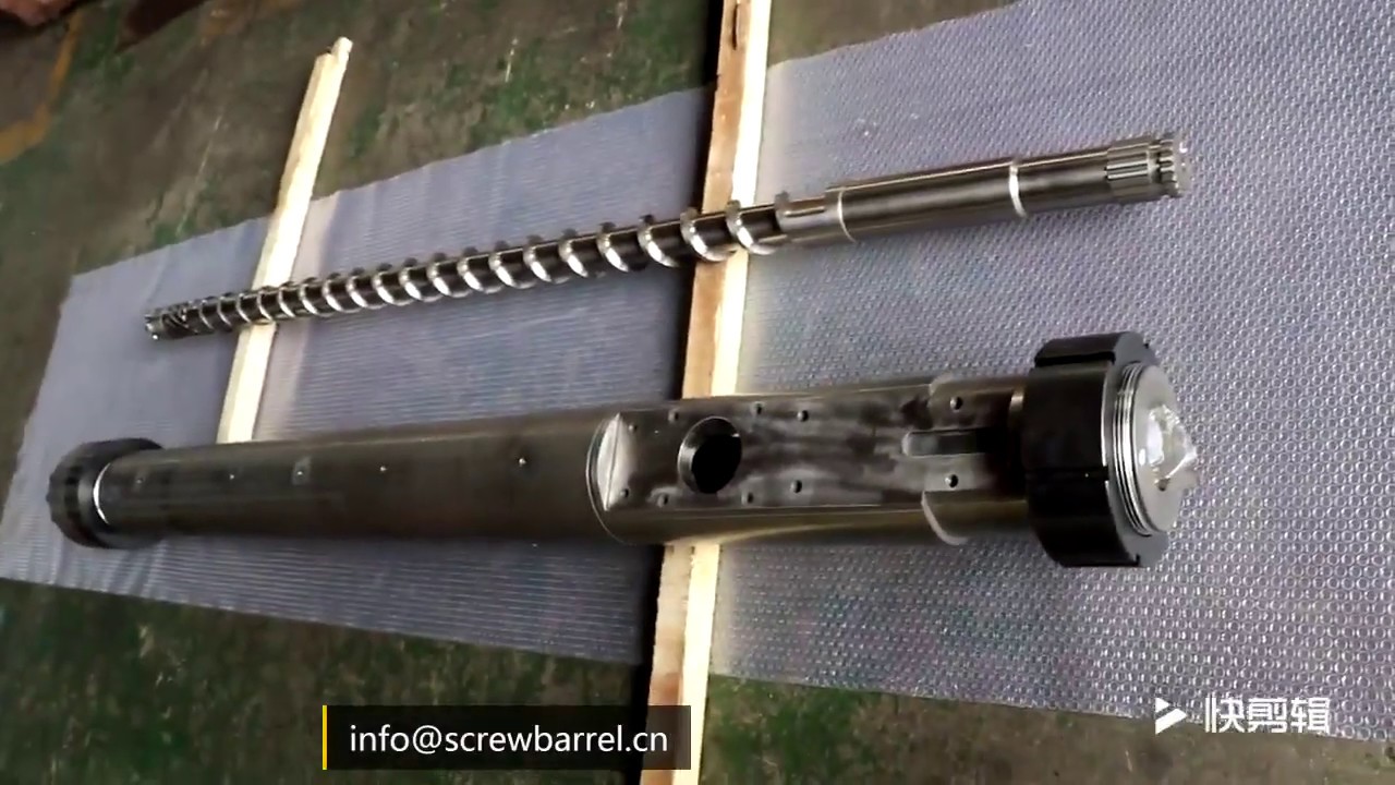 injection molding machine screw barrel YouTube