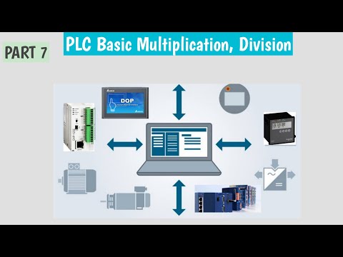 PART 7 | PLC BASICS | MULTIPLICATION | DIVISION | DELTA PLC | WPLSOFT| DVP12SE11T / R