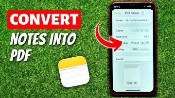 How to Convert Notes into PDF on iPhone