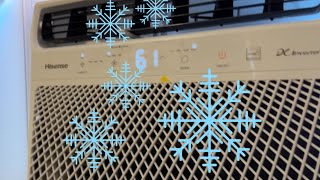 Window AC unit Big BTUs big cost to run?!? Hisense 12000BTU air conditioner