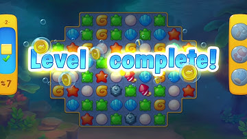 🐟 Fishdom: Gameplay Walkthrough - Level 1- 6 (Android)