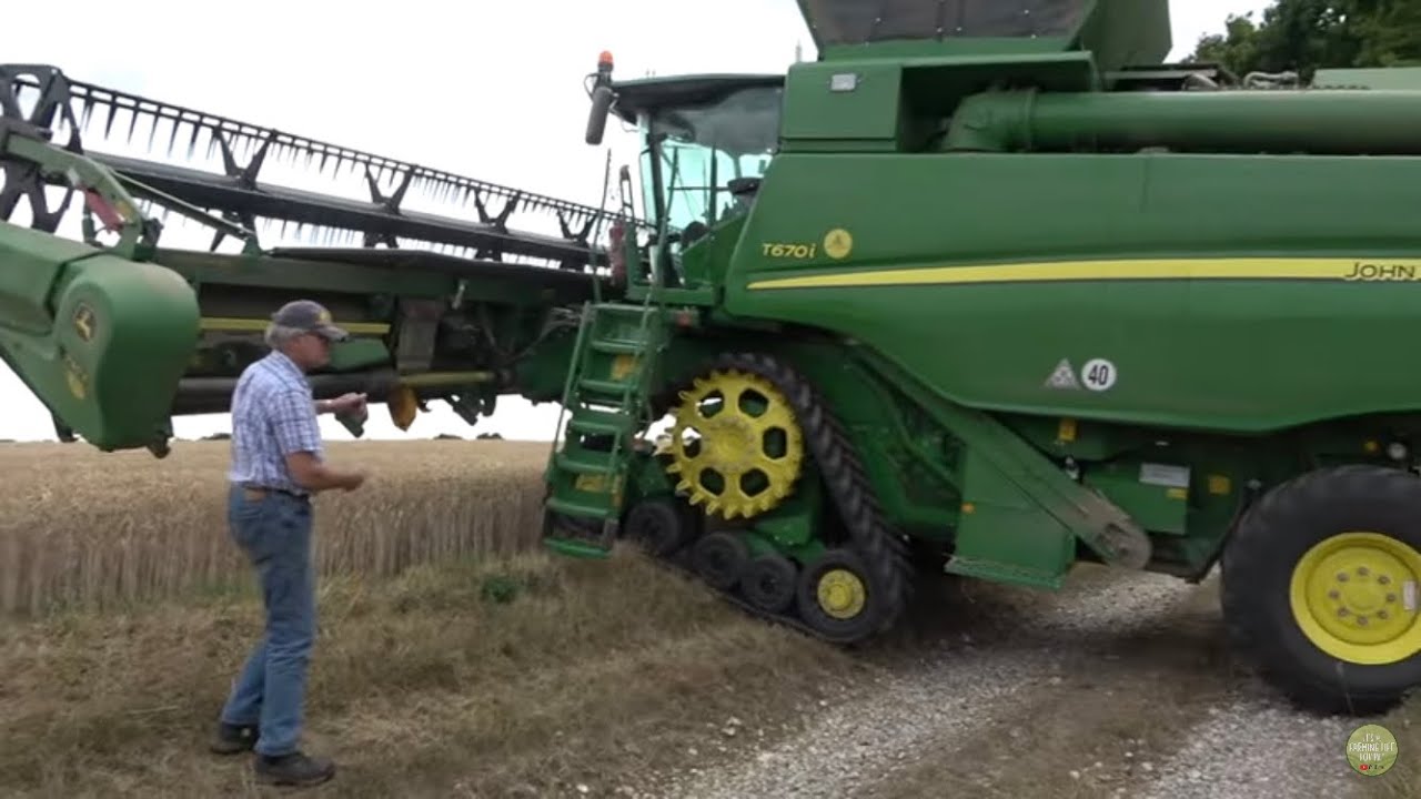 Testing The Tracks & Harvesting Wheat!! YouTube