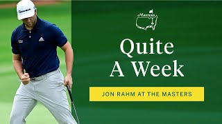 Quite a week for Jon Rahm | The Masters