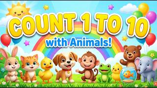 Information Counting Animals Song | Let's Count from 1 to 10! 🐰🐘 News