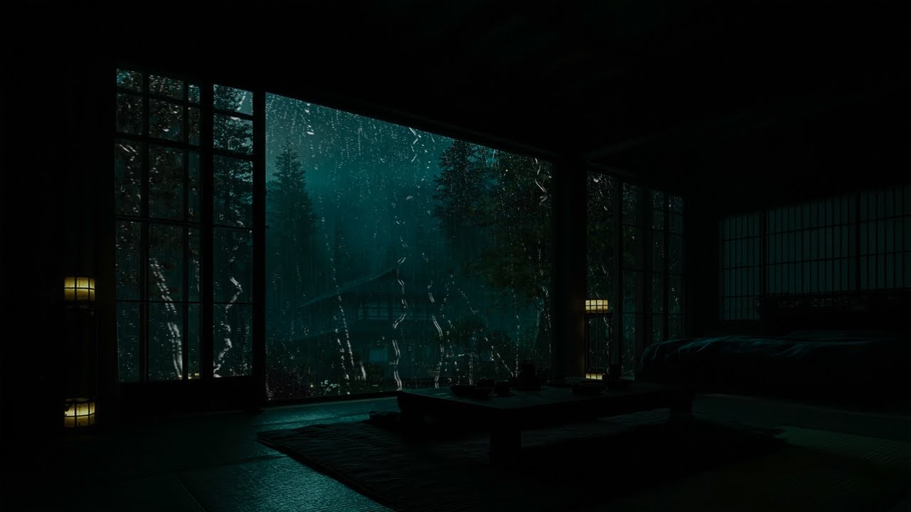 Soothing Garden Rain Sounds 🌧 (No Ads) | Fall Asleep Fast & Relax Deeply