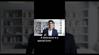 What Is a Destructor in C++? 💥#shorts #motivation #education #tech #cplusplus