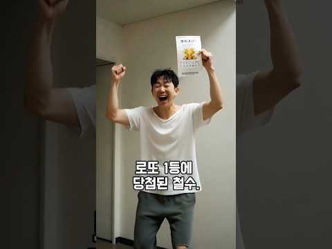 짠돌이 남편 로또 1등 당첨 #쇼츠 #드라마 #사이다 #유머 #코미디 #로또 #짠돌이
