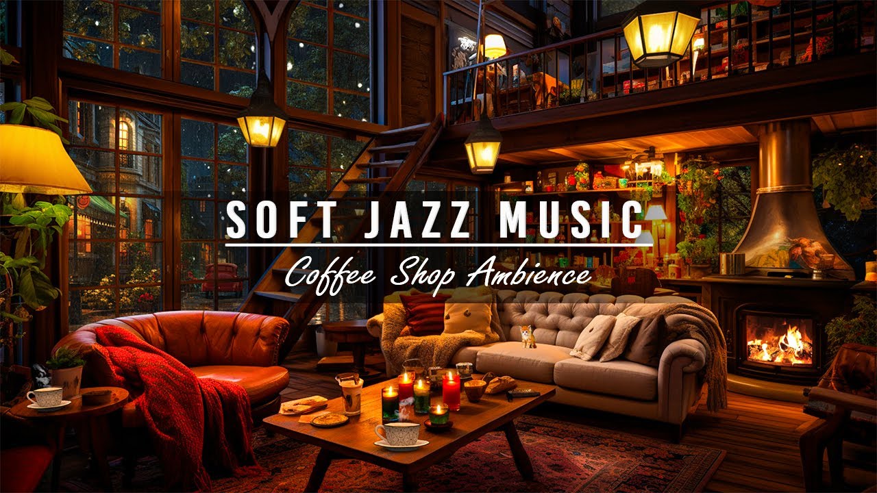 Soft Jazz Music & Cozy Coffee Shop Ambience ☕ Relaxing Jazz ...