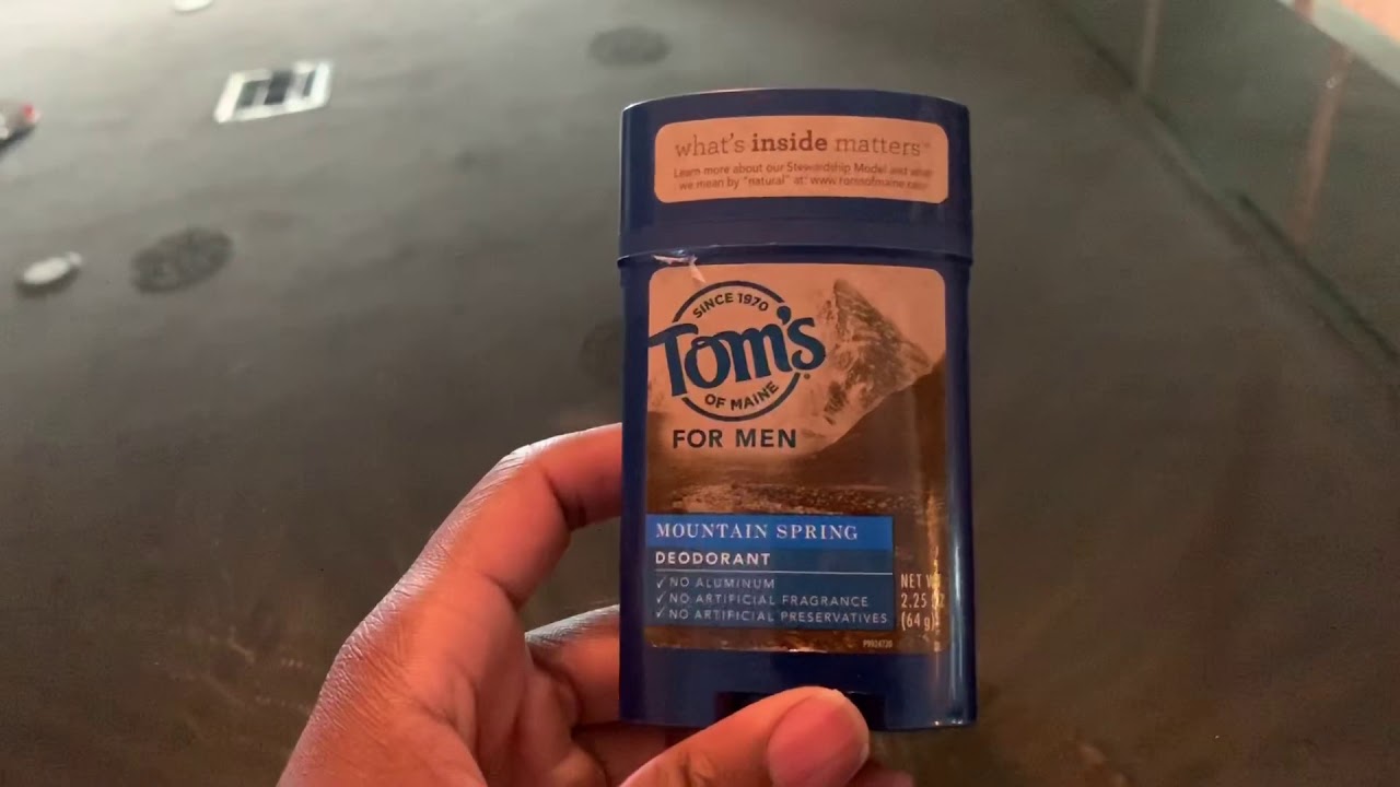 Tom’s deodorant for men Review YouTube
