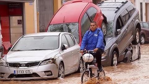 Dozens of people die in Spain following devastating flash floods, authorities say