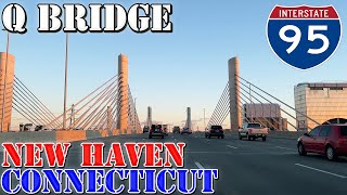 Q Bridge North - New Haven - Connecticut - 4K Infrastructure Drive