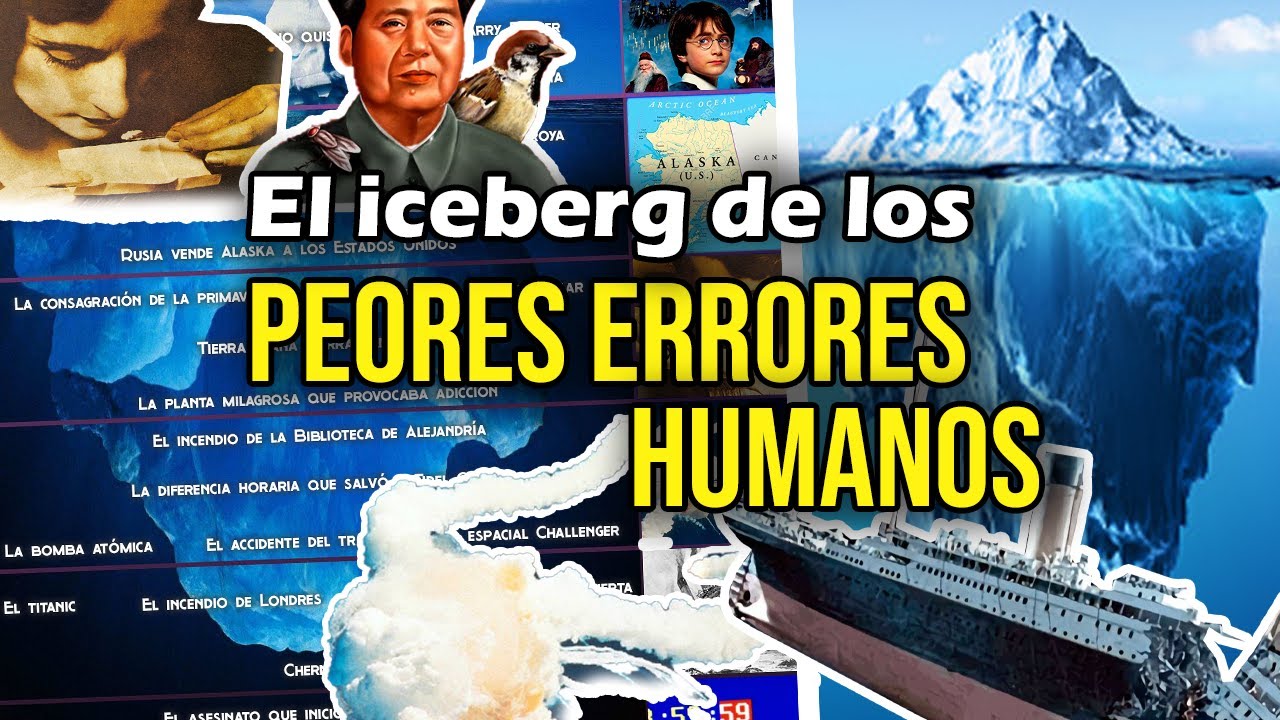 El iceberg de los Peores Errores Humanos