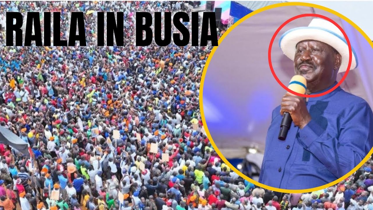 RAILA ODINGA'S FIRST POLITICAL RALLY IN 2024 BUSIA COUNTY - YouTube