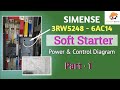  SIMENSE 3RW5248--6AC14 Soft Starter//Power and Control Circuit Diagram Explained.#softstarter 