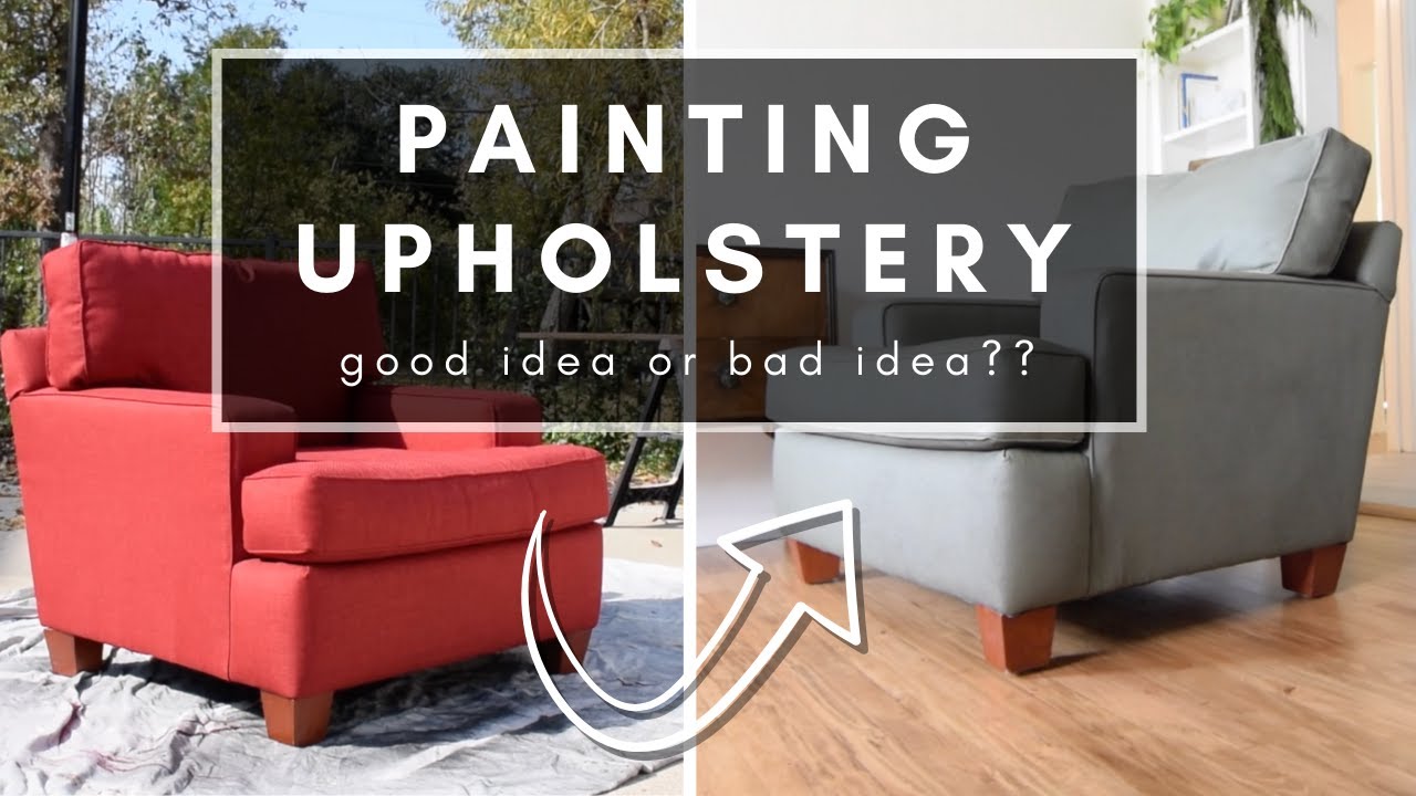 Painting Upholstery (it's easier than you think!) 
