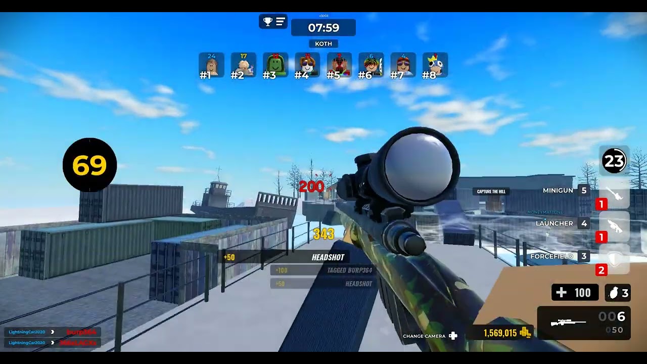 sniper only gunfight arena