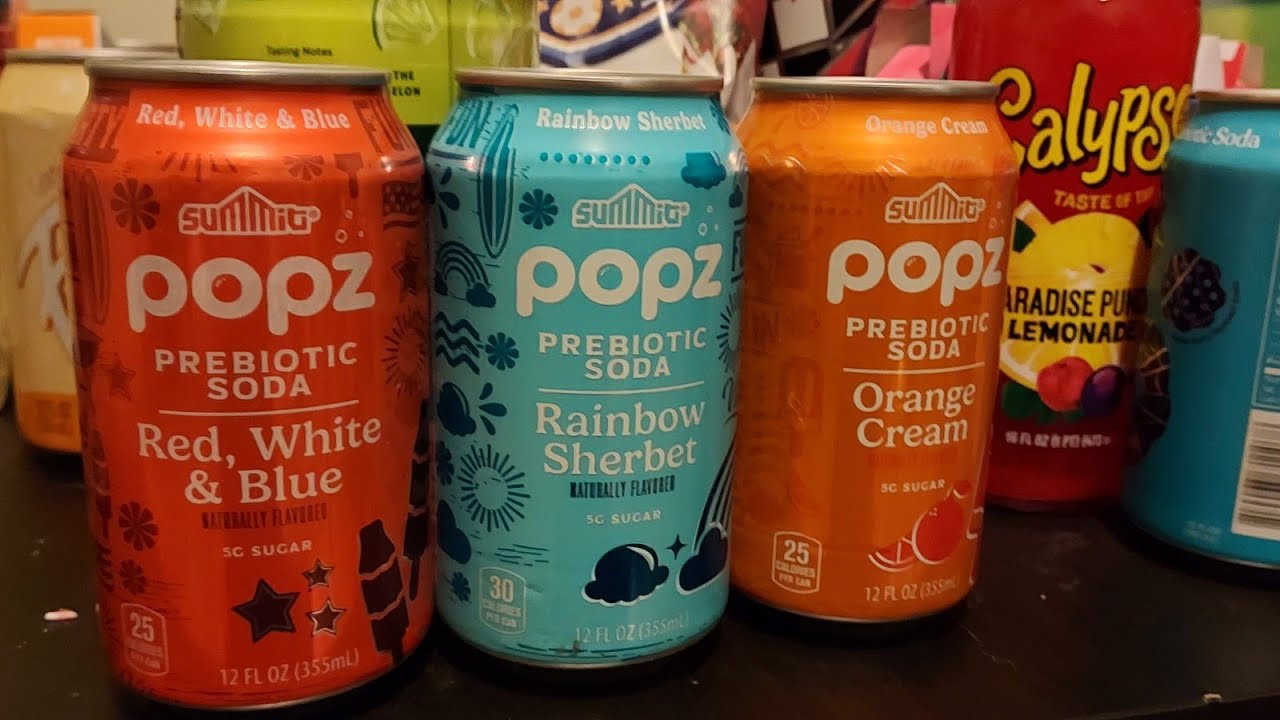 Sip N, Review🇺🇸🍦🍊🌈🍨🫧 Summit POPZ (Aldi Brand) Summer