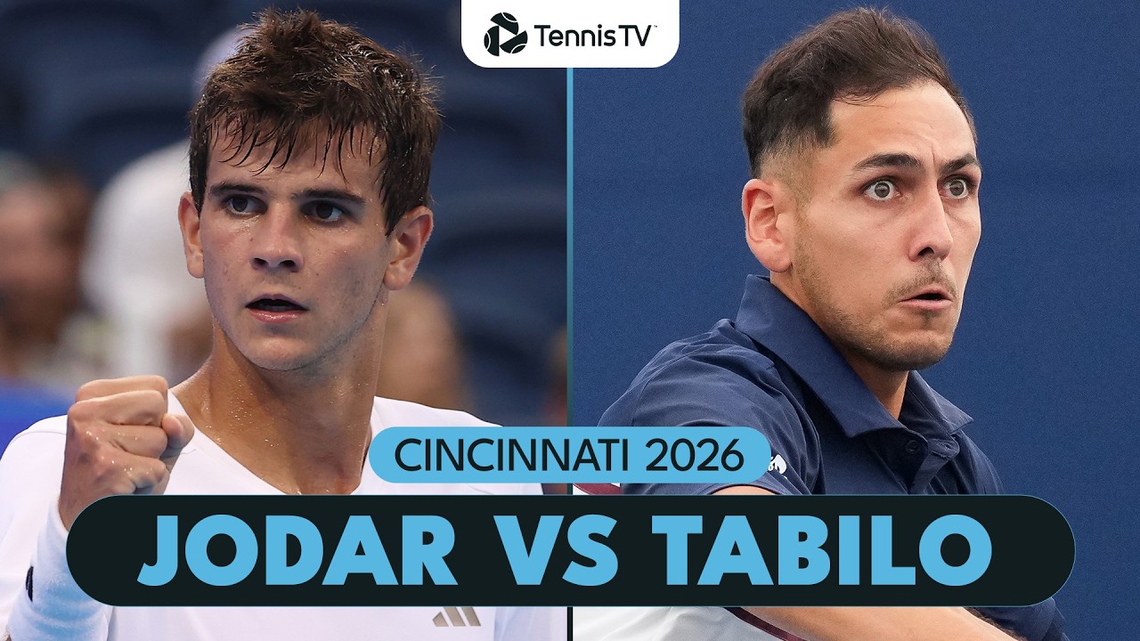 Rafael Jodar Takes On Alejandro Tabilo 💪 | Cincinnati 2026