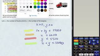 Linear Programming - Several Constraints