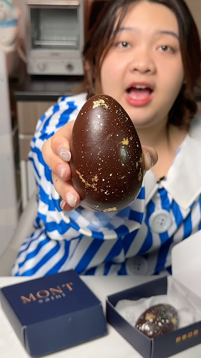 ช็อคโกแลตดูไบรูปไข่ ? 🍫 #รีวิวอารายก๊อน