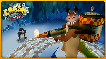 Crash Bandicoot 3: Warped (PS1) - TTG #1 - Boss Level 2 - Dingodile