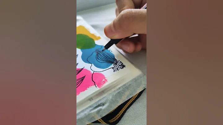 Easy Boho Art😁 #gouache  #art#shorts #colors #creative #satisfying #trending #viral