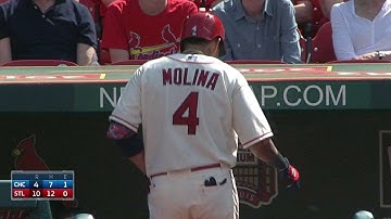 CHC@STL: Molina drives plates a run with a groundout