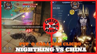 Pvp Nightking Vs China Cortes Do Mir4 Brasil