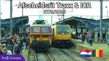 Afscheidsrit Traxx & ICR | 27/9/2025 | 🇳🇱🇧🇪 | Laatste rijtuigen van NS!
