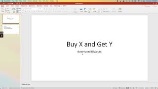 Buy X and Get Y