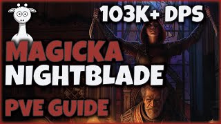 Magicka Nightblade PvE DPS Guide | EZ and Dynamic Rotations | Update Link in Description | ESO
