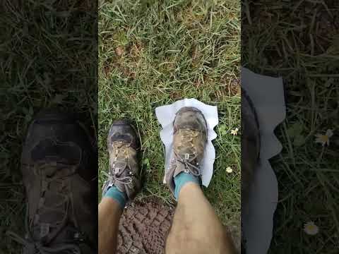 My muddy shoe print 👣