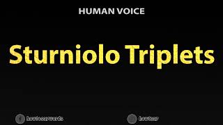 How To Pronounce Sturniolo Triplets