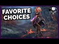 Five of my favorite choices in gaming