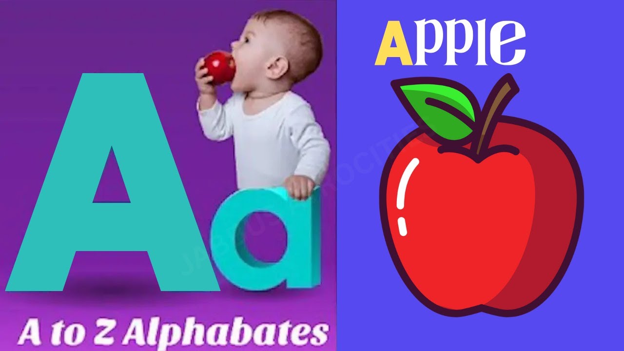 A for Apple B for Ball | Alphabets phonics song for toddlers |one two three numbers| 