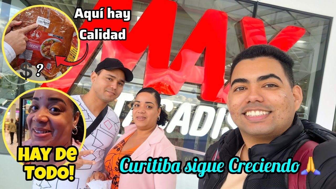 Cubanos en BRASIL Conocen el Max Atacadista más Grande de CURITIBA! 🇧🇷 Aquí hay de TODO y BARATO 🥵