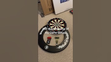 My new darts setup