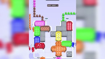 Sky Rush Traffic Puzzle Level 132 Game Walkthrough Solution