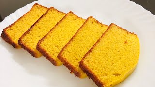 Orange Pound Cake in a Mixer Grinder | No Oven, No Beater | Tea Time Orange Cake Recipe | Fruit Cake