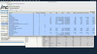 JMP Academic: Tools for Data Exploration Wealth