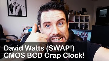 David Watts Binary (Crap) Clock BCD - 3D Case Swapsie!