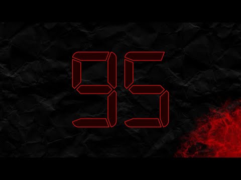 Countdown from 95 to 0 in RED