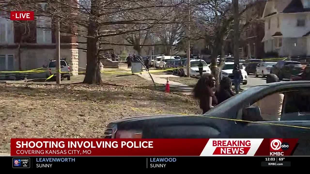 KCPD officer injured, 2 hurt in shooting on North Bales - YouTube