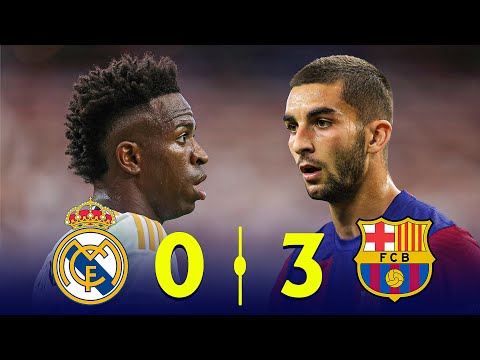 كلاسيكو المتعة برشلونة وريال مدريد 3 0 جنون فارس عوض