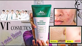 VT COSMETICS: CICA Mild Foam Cleanser (2 weeks review)